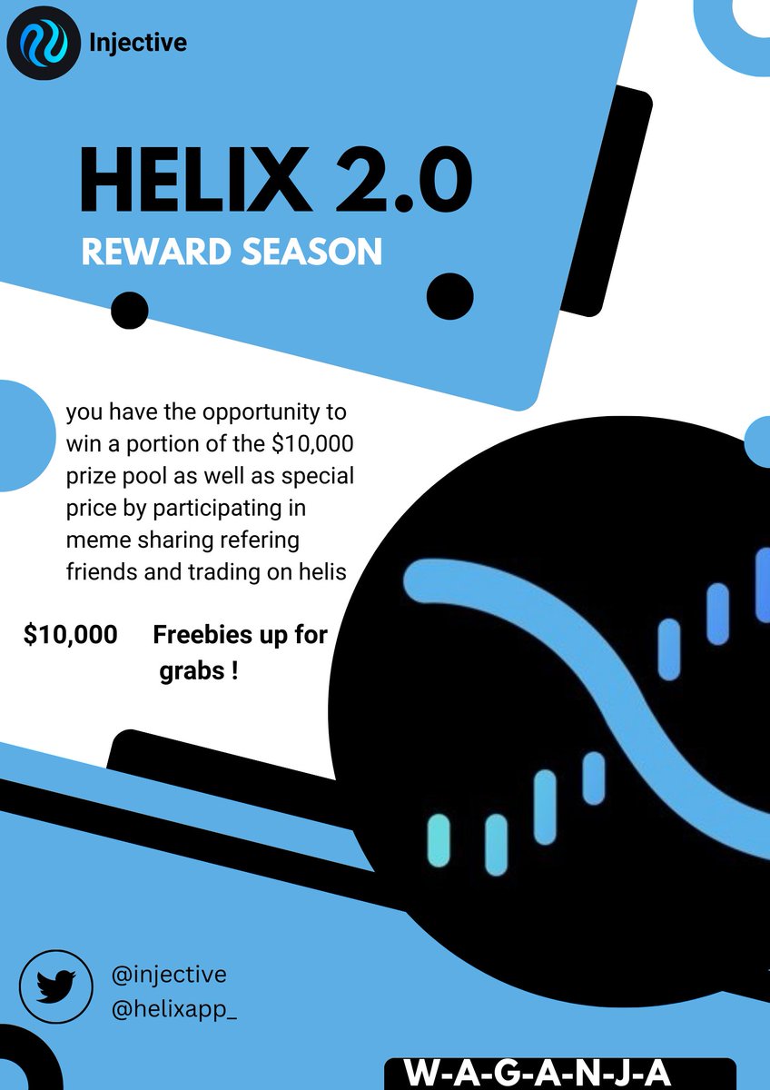 Web3_Princee's tweet photo. Join the Helix 2.0 movement at @drops_house ✅
Share memes, refer friends, and trade for a chance to win part of the $10,000 prize pool. Don't miss out—join now at https://t.co/WHmzd7R2n3 and start earning rewards today.
#Helix2 #injective #Crypto #Giveaways https://t.co/HPQBLK2Haw