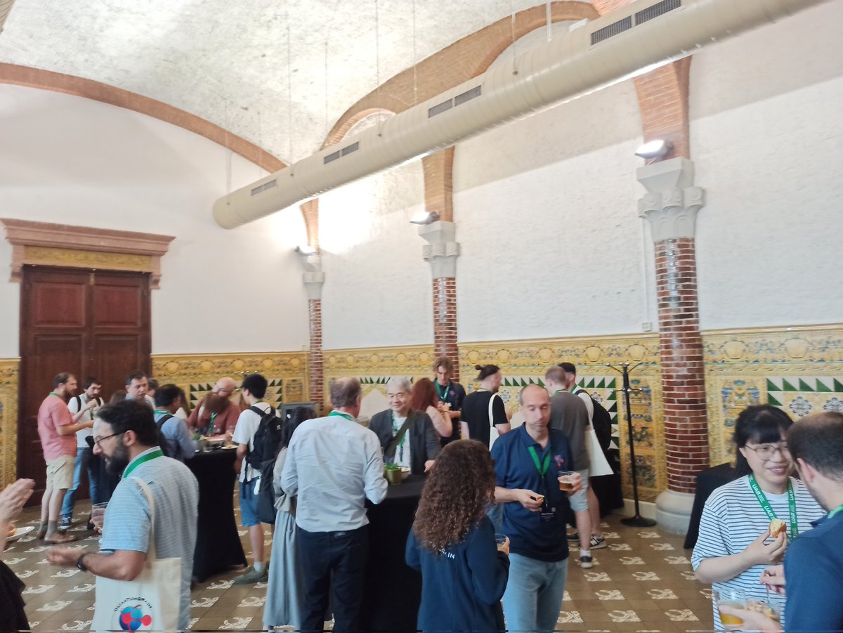 QuantumGrain (@quantumgrain) on Twitter photo <a href="/santos_j_/">Julia Santos</a> First day of the Workshop finishes with the talks of <a href="/NBalucani/">Nadia Balucani</a>, Chiara Maninni, and <a href="/SAlessandrini/">Silvia Alessandrini</a>!
Finishing the day with a welcome dinner!
#QuantumGrainWorkshop #QuantumGrain #Astrochemistry #CompChem <a href="/santos_j_/">Julia Santos</a> First day of the Workshop finishes with the talks of <a href="/NBalucani/">Nadia Balucani</a>, Chiara Maninni, and <a href="/SAlessandrini/">Silvia Alessandrini</a>!
Finishing the day with a welcome dinner!
#QuantumGrainWorkshop #QuantumGrain #Astrochemistry #CompChem