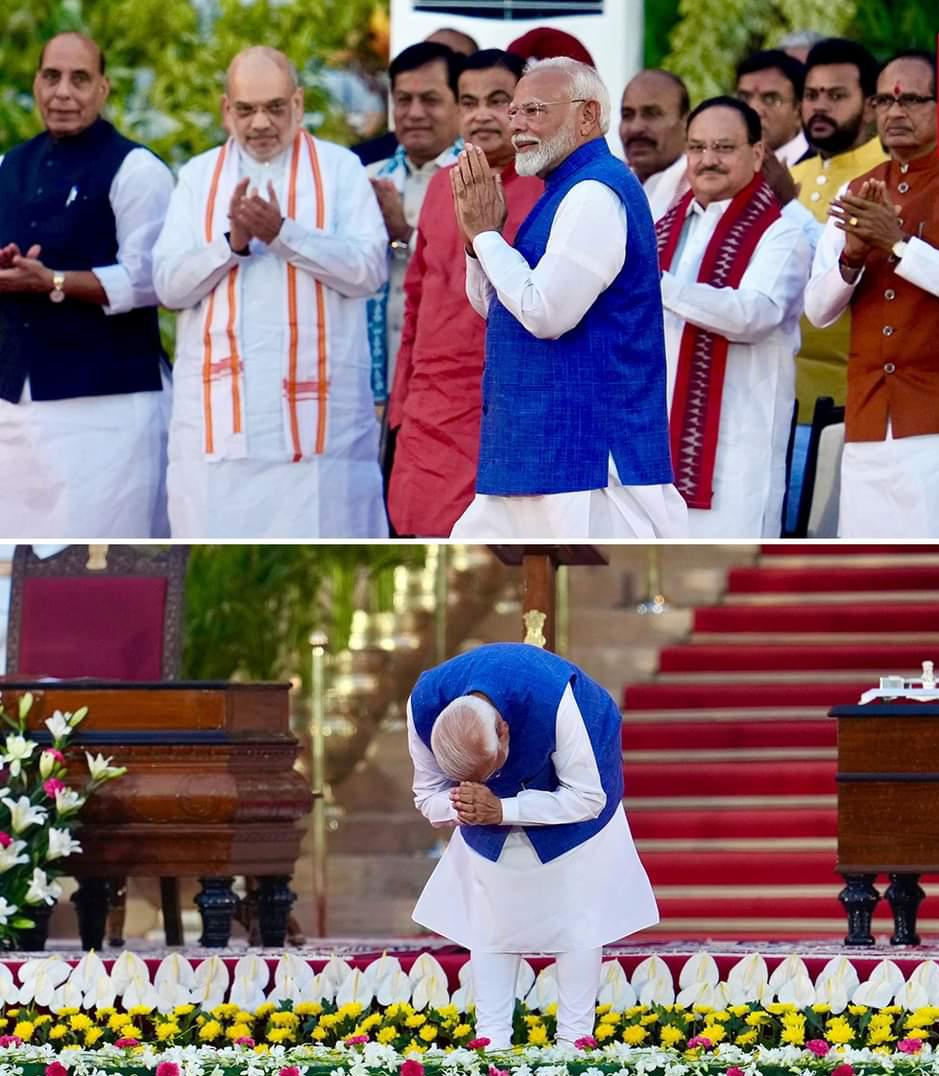 ProfessorBJP's tweet photo. Unlike Congress, ministership in Modi Ji's leadership is not an ornament—it is an instrument to serve the nation.
My prayers and best wishes for all the dedicated ministers of Mother India.
#ModiSwearingIn #HatTrickReign #NewIndia #BJP4India #NDA #ServingTheNation https://t.co/7WTB3fZtFa