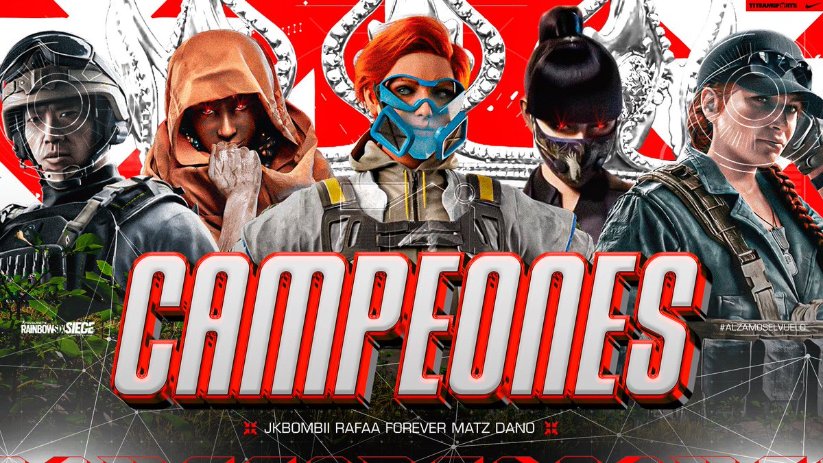 🏆 CAMPEONES DE LA <a href="/ELC_EsportsR6/">ELC Esports R6</a> 🏆

Seguimos haciendo historia por Europa en RAINBOW SIX. 

🐐 <a href="/xBombiiii/">JK</a> 
🐐 <a href="/Rafa2kR6/">Rafa</a> 
🐐 <a href="/DanoR6S/">✞</a> 
🐐 <a href="/matzr6/">matz</a> 
🐐 <a href="/ForeverR6_/">🦂</a> 

🐐 <a href="/Djflow27_/">Sergio ʕ•́ᴥ•̀ʔっ❤️🤍</a> 

#AlzamosElVuelo • #FalkeR6