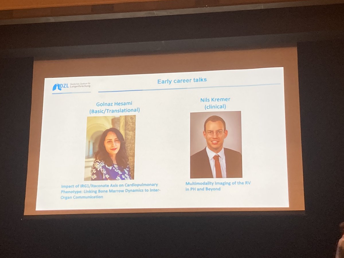PullamsettiL's tweet photo. DZL 2024 Day 3 - It was a pleasure to present the recent research highlights in the DZL PH working group along with @ArdeschirG and Marija Gredic as well as listen to @GolnazHesami present an early career researcher talk! Thanks to @dzlacademy @CPI_ExStra @UKGM_Presse @Savai_Lab https://t.co/8GAXH0I7xr