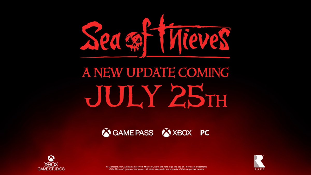 Wario64's tweet photo. Sea of Thieves Season 13 - July 25th https://t.co/MZKxHpJDPz