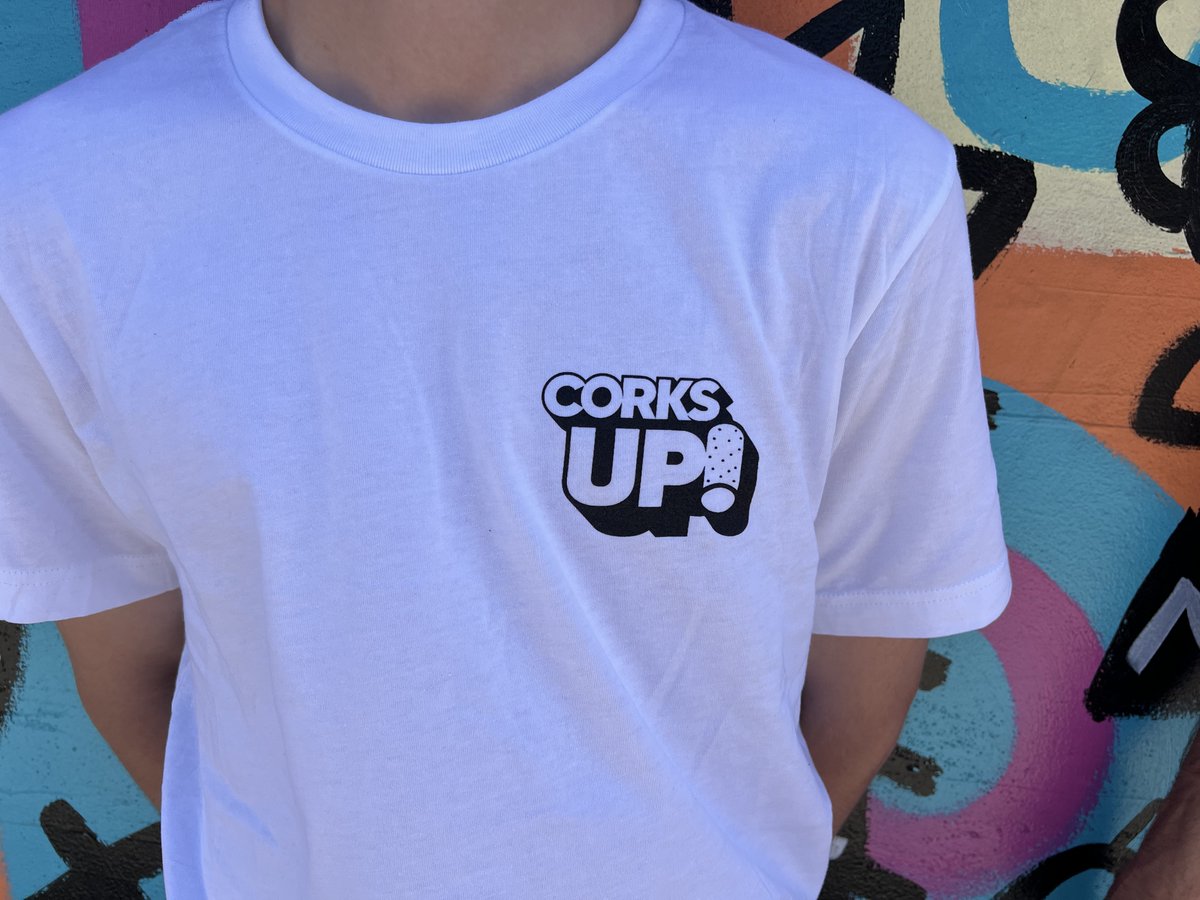 corksup's tweet photo. IYKYK, but if other's don't know, share the game with style. Check out our new Corks Up! merch, custom designed by renowned artist &amp; author @bradysmithhere . Order yours at https://t.co/J8k9oeErfu 

#CorksUp #Swag #NewMerch #LazySunday https://t.co/KgpRFjNWyX