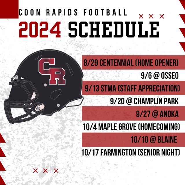 Football_CRHS's tweet photo. Here we go! 
#WinningEffort #TogetherWeWill https://t.co/FRvX8dVKJG