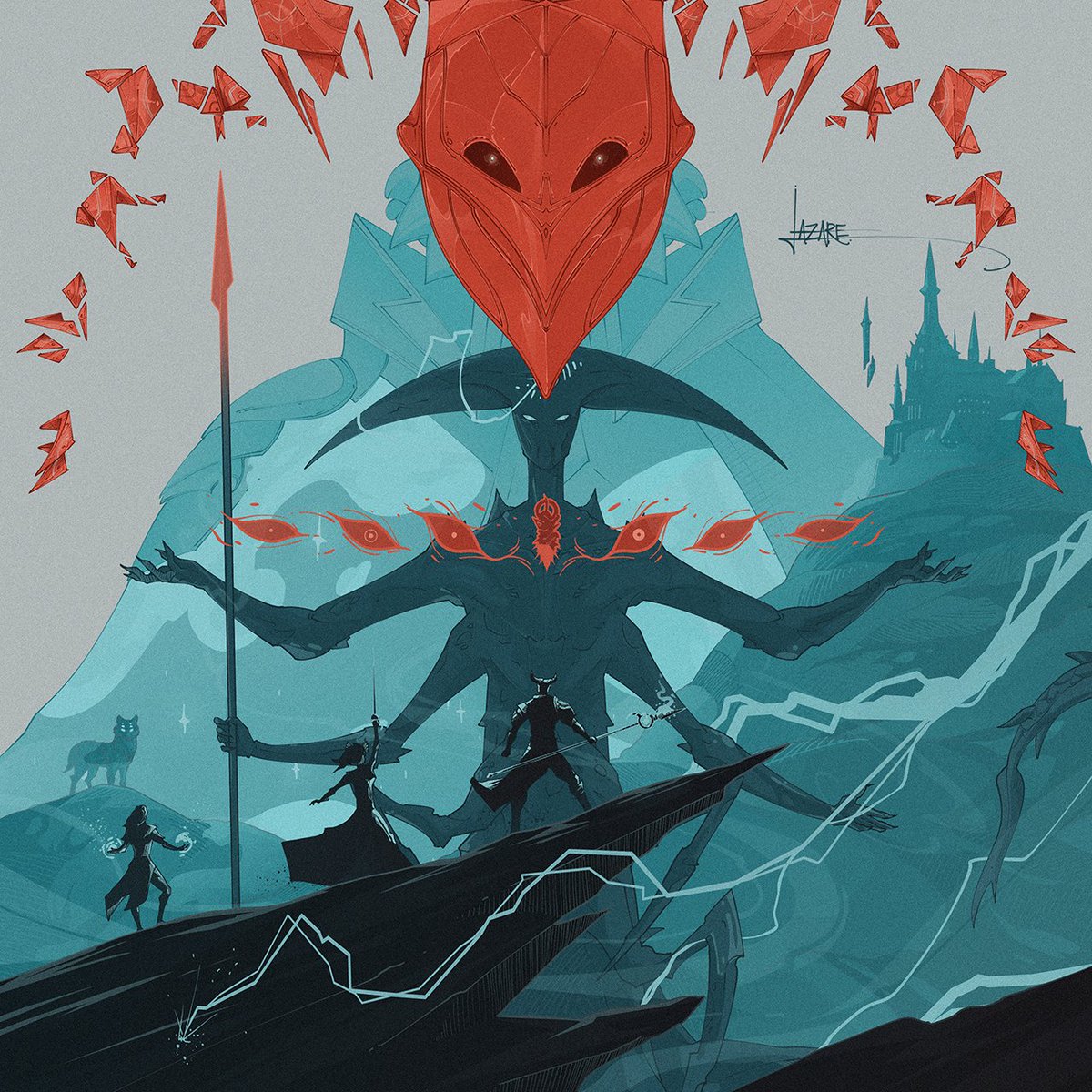 LazareGvimradze's tweet photo. Been insanely busy these past months but I'm briefly joining in the celebration with all Dragon Age pals. Happy Veilguard reveal! Looks amazing! https://t.co/n7nzsPcJJ1