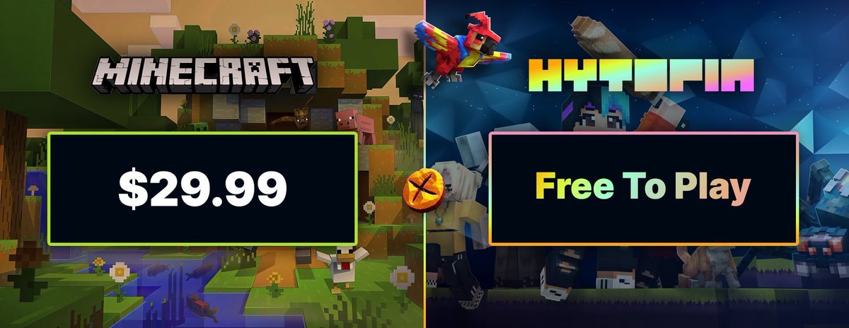 dan_spitzwieser's tweet photo. Most Minecraft creators and players are frustrated with the lack of support from Mojang, the game’s publisher. 

This has led many to shift their focus to more creator-friendly platforms like Roblox and Fortnite.

HYTOPIA is ready to revitalize this legendary game genre. 

Recognizing the pain points of Minecraft creators and players, HYTOPIA is built in Rust, offering superior performance compared to Minecraft's aging Java engine. 

The platform makes creating new content ideas much more affordable and frictionless.

Moreover, HYTOPIA adopts a Free-to-Play model, eliminating the paywall barrier for players, accessible via game client, mobile, in-browser and more.

[Graphic by @AllYourLootNews]

Given Minecraft's success, it’s easy to envision HYTOPIA achieving similar, if not greater, success by providing high-quality content at no cost.

With over a million pre-registrations for the beta version, we are at the beginning of an exhilarating journey. 

I think this team can create the largest User-Generated Content platform in the world.

I’m incredibly excited to watch this unfold in the coming months and years. 

Follow me to stay updated on all things HYTOPIA! 🤝