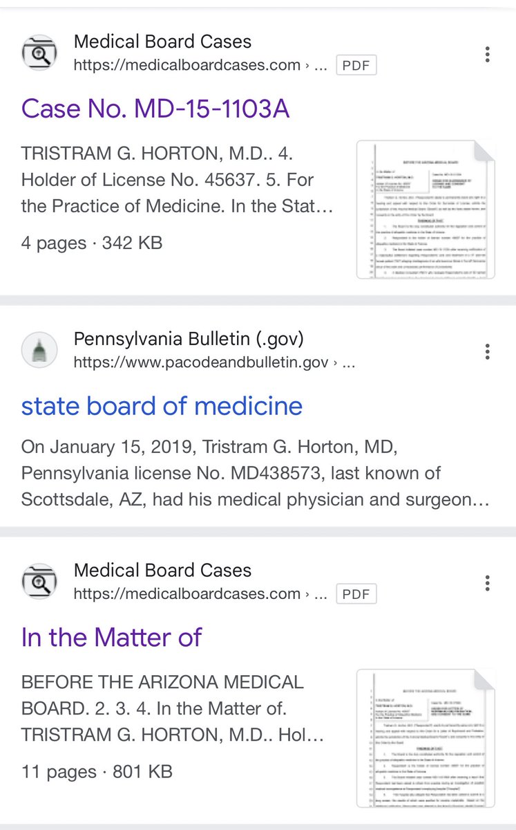 Madness shown <a href="/carteblanchetv/">Carte Blanche</a> - shocking from <a href="/Mediclinic/">Mediclinic SA</a> … don’t they do any background checks on their doctors?!?! One google search for “Tristram Horton License” produces enough to never employ!!?! Goodness me. 😯 😳 🤯