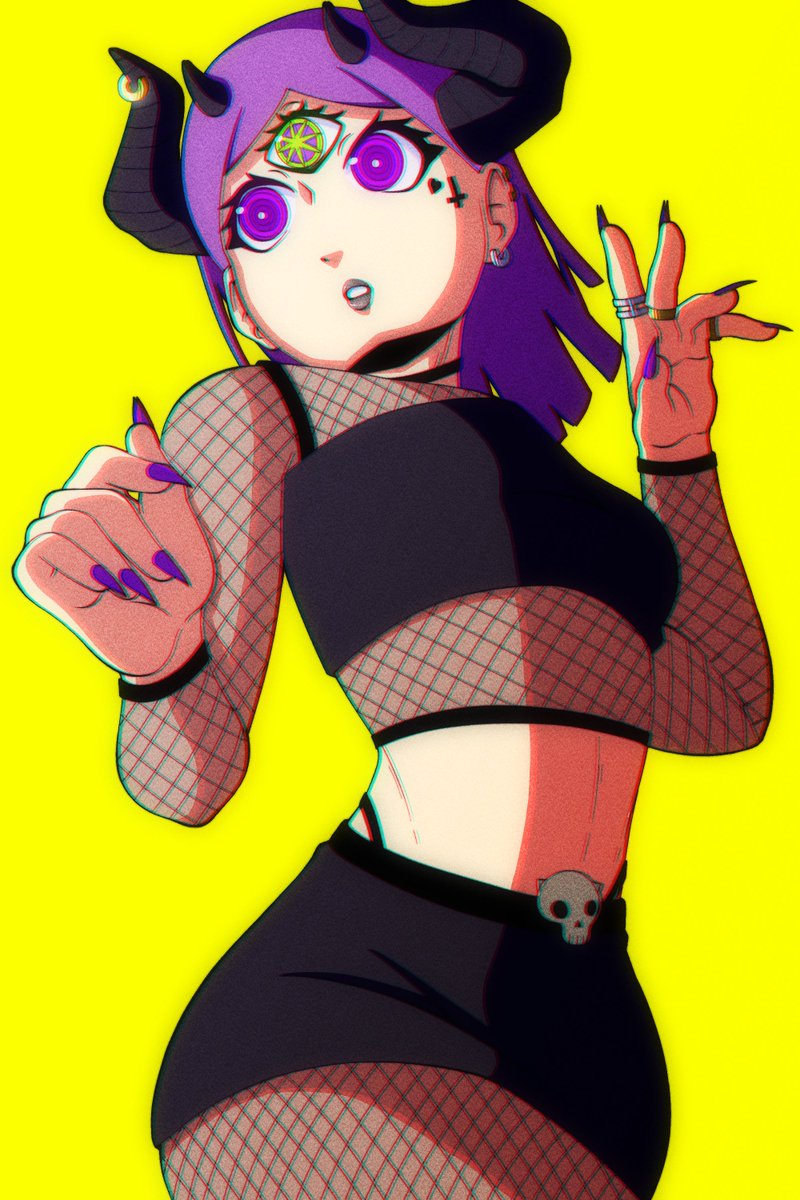 GrimulkinDraws's tweet photo. Goth girl time >:3 https://t.co/RPRm1bt7YY