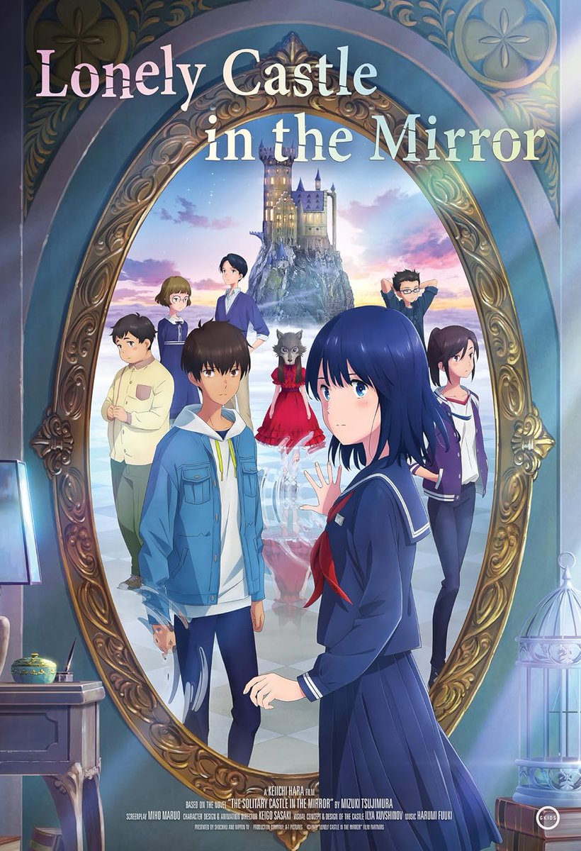 DEDGEGAMES's tweet photo. Lonely Castle in the Mirror war ein schöner Film. Richtig schön immer wieder mir unbekannte Animes im Kino zu sehen. 👍 https://t.co/pJCH6JeAri