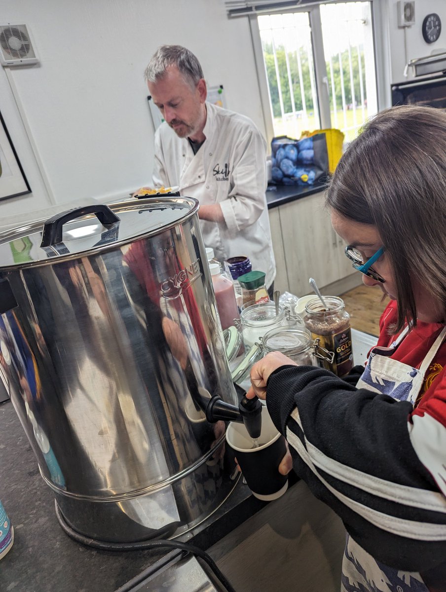 SkillsKitchen22's tweet photo. We were so pleased to be involved in a very small way with the West Riding Ability Counts football league finals today. 
Everyone played brilliantly, and in all weather! Well done to all the teams 👏👏👏 
Special thanks to our super Skills Kitchen assistant who helped all day 🤗 https://t.co/1aWs4G3fGa