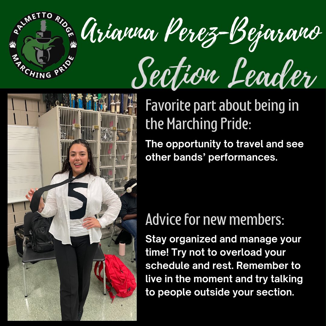 2024 Marching Pride Officer Spotlight, Emily Bejarano and Arianna Perez-Bejarano