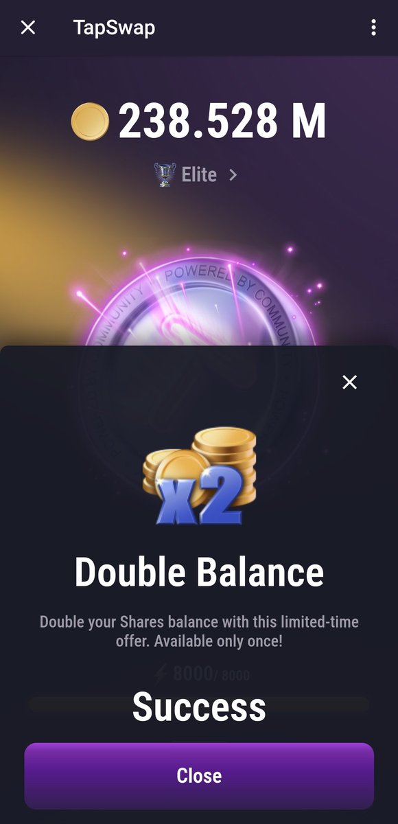 alpauser's tweet photo. ๐ Want 1 TON for a 2x Upgrade on Tapswap? ๐
Complete these steps:
๐ Like
โ
Follow
๐ Repost
and drop your TON address โ that's it! ๐ฅ
#Tapswap #HamsterKombat #Crypto
#CryptoRewards #Airdrop #TON #CryptoCommunity #UpgradeNow #EarnTON #CryptoGiveaway https://t.co/CYi8qDJlHL