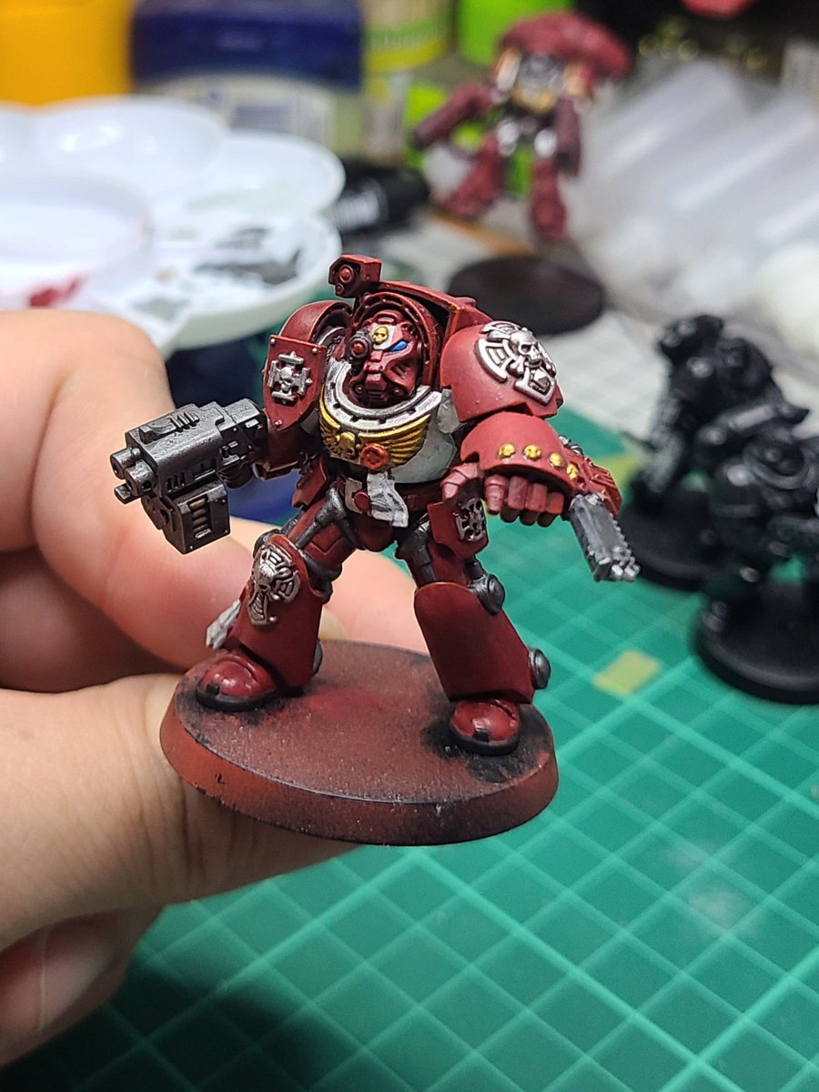 ColemanR42's tweet photo. Small touchups on my Terminator Sgt

#warhammer40k https://t.co/GIlj28YPoQ