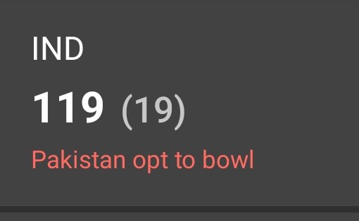 Cheekoo18King's tweet photo. This is the first time India has been bowled out in T20s vs Pakistan.

Thanks trophy madman @ImRo45 🔥 https://t.co/VDLZ295uNx