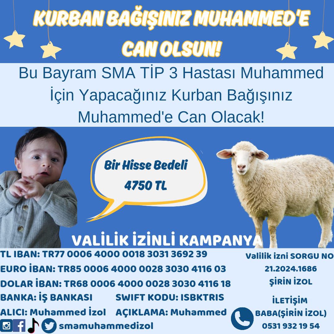 smamuhammedizol's tweet photo. Muhammed'i lütfen görmezden gelmeyelim 
SMA çaresiz değil çaresi SİZLERSİNİZ🙏🏻
#yks https://t.co/5nONbGq4GV