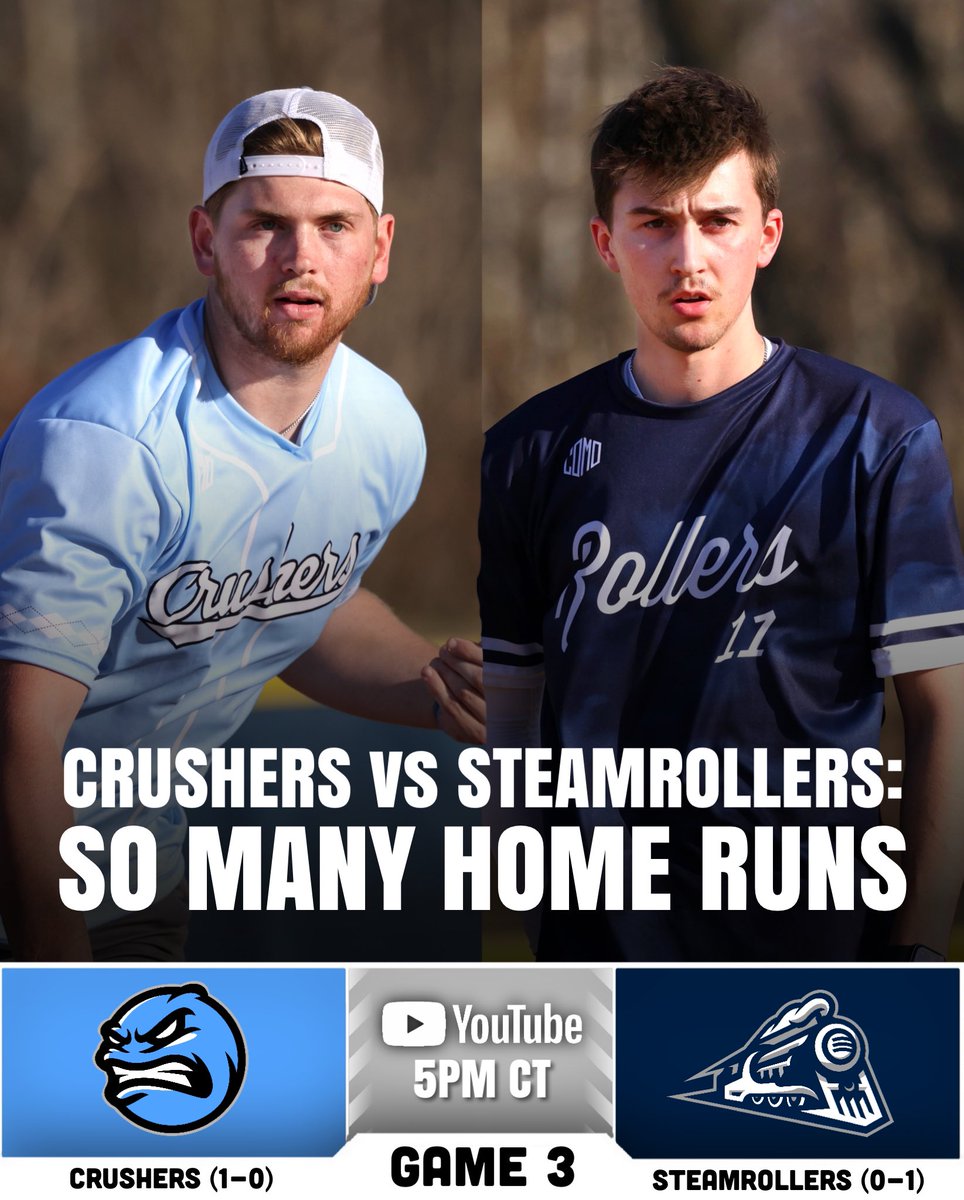 ITS UPLOAD DAY🚨🚨 CRUSHERS vs STEAMROLLERS goes on YouTube at 5PM CT!!