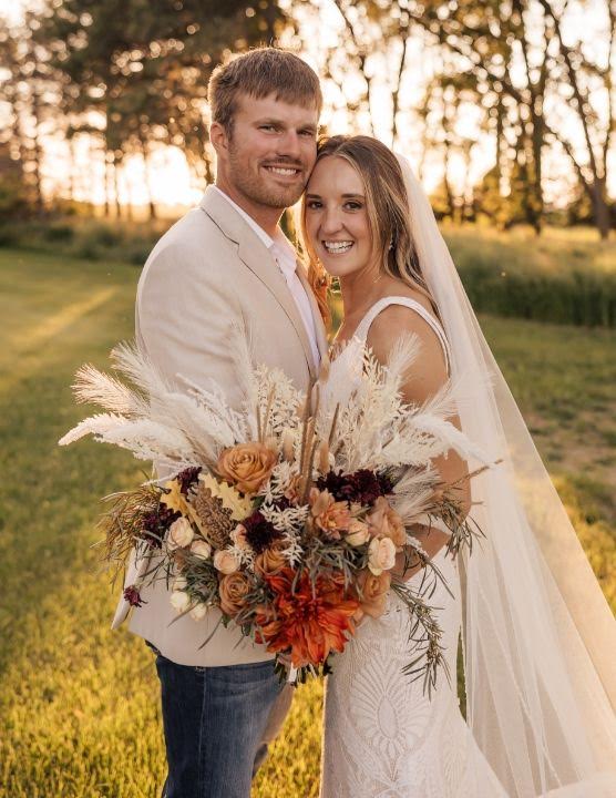 LauraPost2's tweet photo. My son: "Got me a wife last weekend so that was good." https://t.co/qWM0ifWkcf