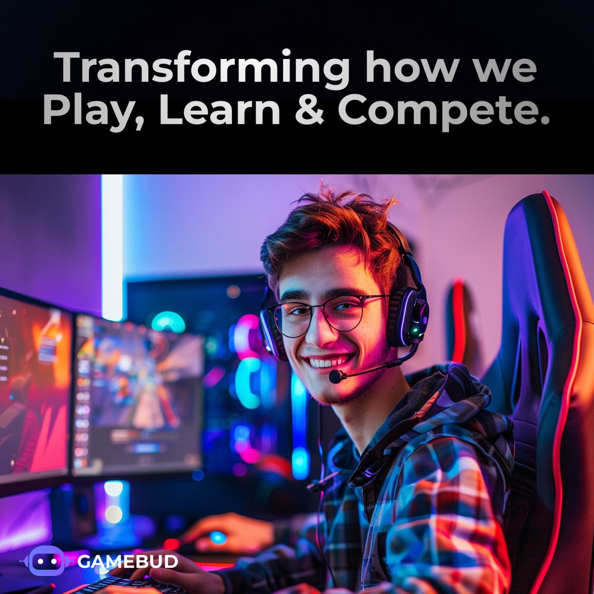 GamebudAi's tweet photo. The future of gaming is AI-driven, and @GamebudAi  is leading the way with cutting-edge technology. 

With AI transforming how we play, learn, and compete, #GameBud offers real-time insights, personalized strategies, and adaptive learning to enhance every gaming experience.🔮🎮

#GameBud #FutureOfGaming #AI #Innovation #LevelUp
