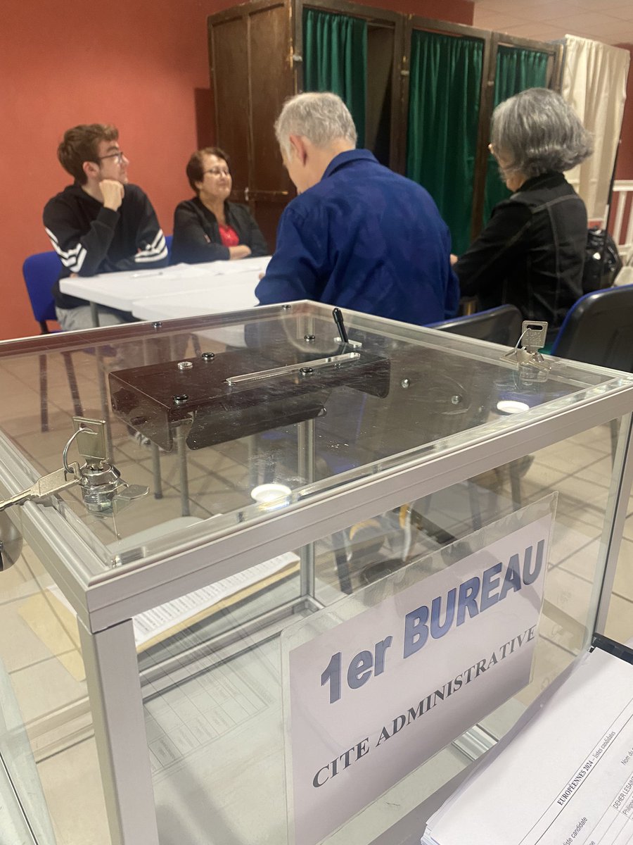 #ElectionsEuropéennes2024 : le taux de participation à 18 heures, à #Montluçon : 52,69 contre 48,57% en 2019. <a href="/lamontagne_fr/">La Montagne</a>