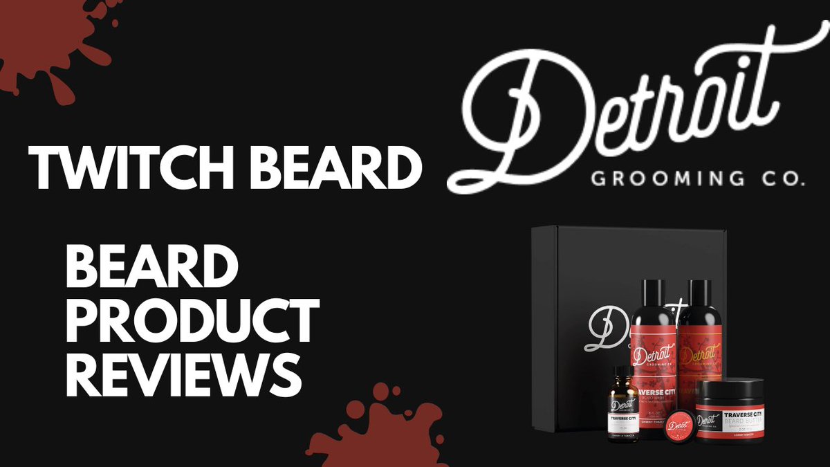 TwitchBeard's tweet photo. New review on Detroit Grooming Co now on YouTube https://t.co/bagTdm4XH6 https://t.co/p6jSueShOX