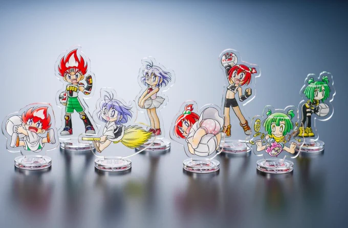みんなこんなに大きくなって…4巻特装版は人気キャラの幼少期がアクスタ化です!・ドッジ弾子 #ドッジ弾平※大きい子たちは1巻特装版のアクスタになります! 