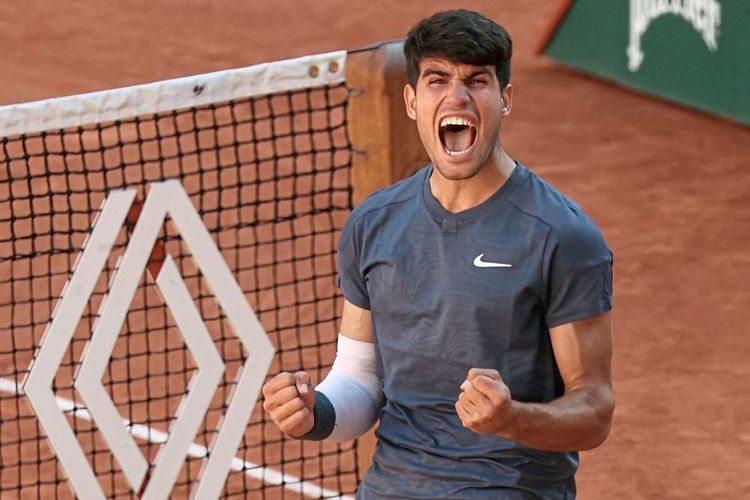 BetSwirl (@betswirl) on Twitter photo 🏆CARLOS ALCARAZ 🇪🇸 IS THE NEW ROLAND GARROS CHAMPION
🎾 defeated Alexander Zverev 🇩🇪 (6-3 / 2-6 / 5-7 / 6-1 / 6-2)
⌛ 4 HOURS 20 MINUTES EPIC BATTLE
<a href="/BetSwirl/">BetSwirl</a> SHARED 2% BONUS BET FOR THE FINAL
#Zverev #RolandGarros #Alcaraz #kek #hodl #gm #gn #cryptobet 🏆CARLOS ALCARAZ 🇪🇸 IS THE NEW ROLAND GARROS CHAMPION
🎾 defeated Alexander Zverev 🇩🇪 (6-3 / 2-6 / 5-7 / 6-1 / 6-2)
⌛ 4 HOURS 20 MINUTES EPIC BATTLE
<a href="/BetSwirl/">BetSwirl</a> SHARED 2% BONUS BET FOR THE FINAL
#Zverev #RolandGarros #Alcaraz #kek #hodl #gm #gn #cryptobet