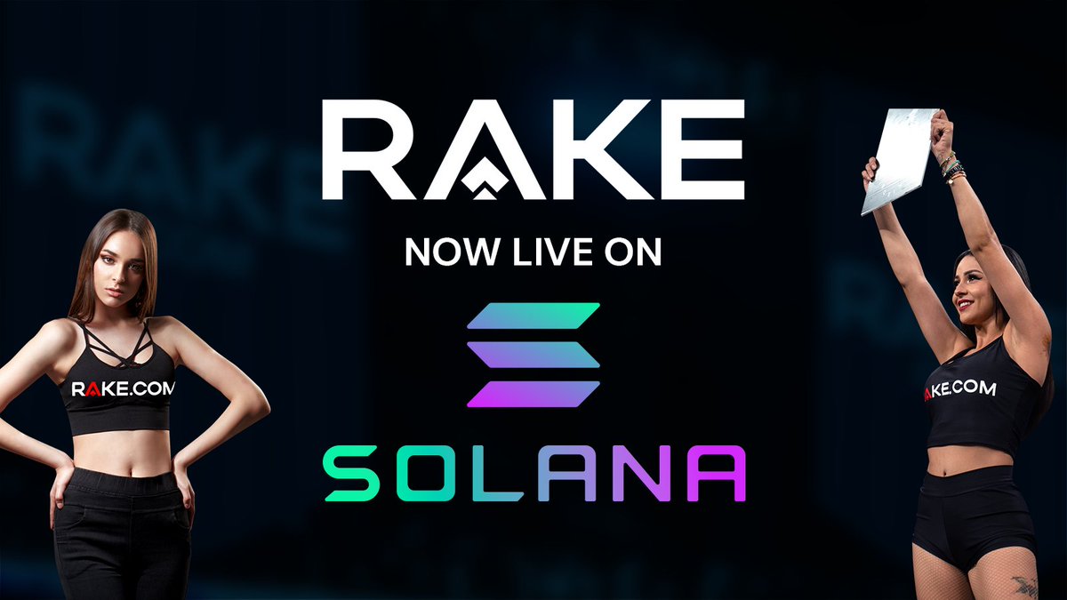 RakeCasino's tweet photo. With the launch of https://t.co/11MVTk9A9h coming in the next days, we have decided to bridge $RAKE COIN to Solana. You will be able to deposit RAKE COIN on Ethereum and Solana networks, as well as buy and sell on https://t.co/11MVTk9A9h. 

We have added $200k in liquidity to ensure smooth transactions.

Contract address on Solana: ArVax7Di1aTkng84oaRo713RuUXdcFAqZKxKeNvYK52Y

Check it out here: https://t.co/QSSWr3ZliG