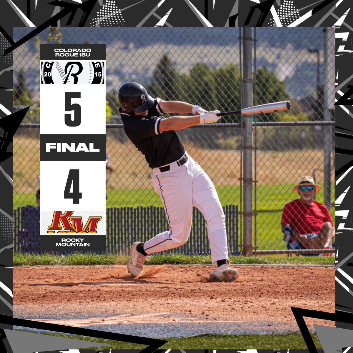 CORogueBaseball's tweet photo. A hard fought ballgame sends the 18U squad to  the @FiveToolCO championship game this afternoon. 

@KaydenFrizzell: 4 IP, 0 ER, 2 H, 7 K
@Brygrafbaseball: 1.2 IP, 1 H, 3K

@LoganManuello: 1 for 3, HR
@EthanWachsmann: 2 for 3, RBI
@DjBerger7: 1 for 2, RBI, SAC https://t.co/NxRbggEkpB
