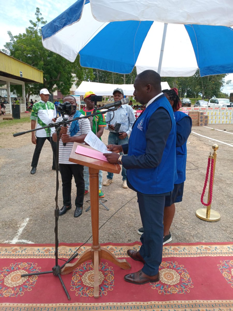 CAMYOSFOP giving a smile to IDPs and survivors of GBV in Bafia. Distributed 37 bank accounts for micro projects, 63 food items (50kg of rice, cartons of 15 bottles of vegetable oil, packets of sugar), and 600 sanitary pads, cubes of soap and buckets.