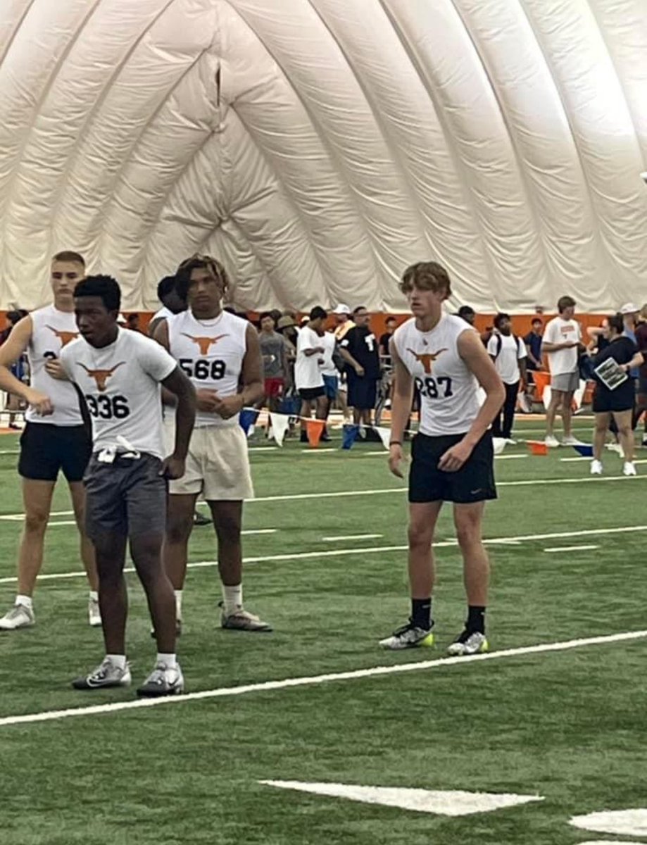 Had a great time at the University of Texas football camp🤘. #RISE