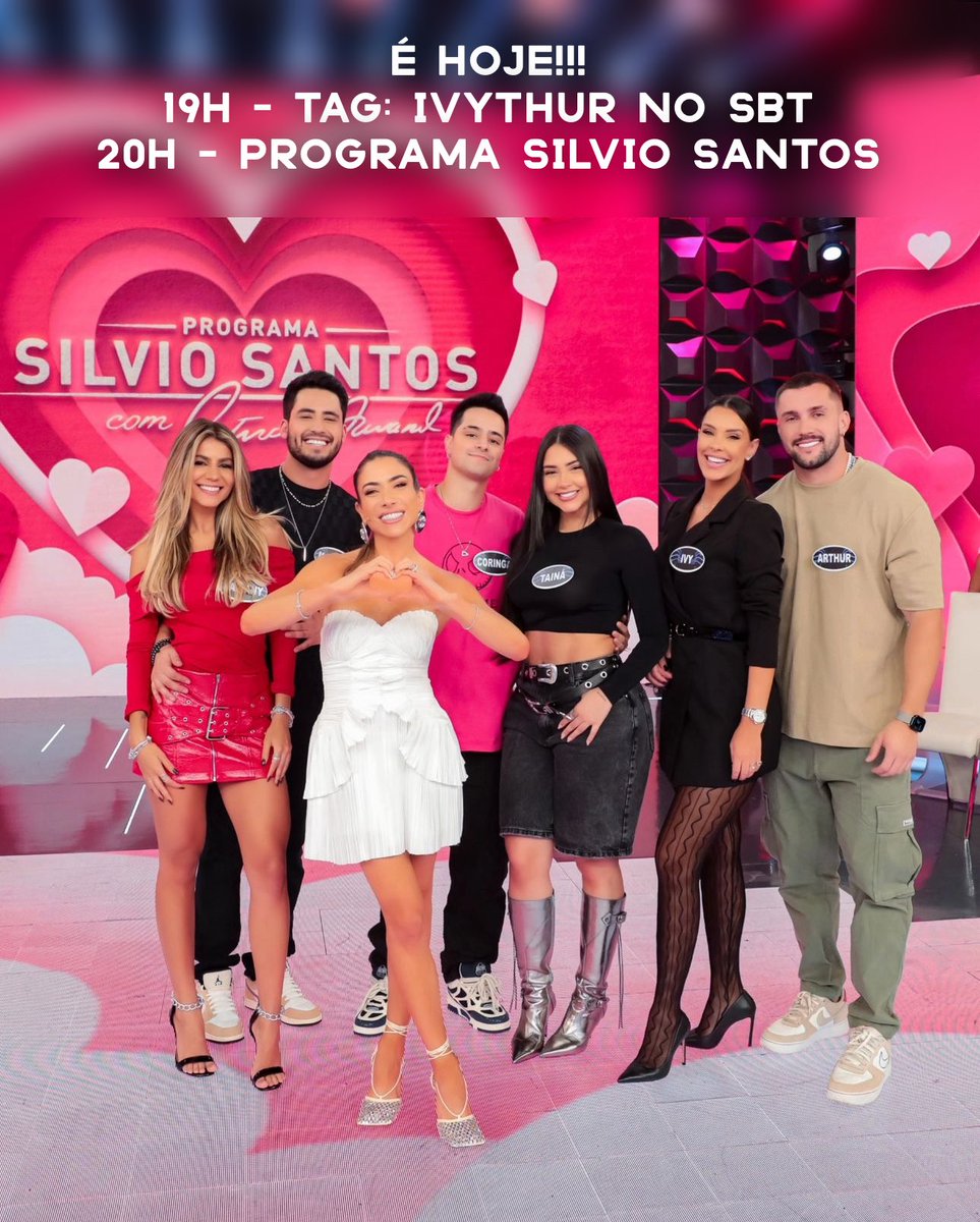 centralpicoli's tweet photo. É HOJE!!!

Tem TAG!
Tem Programa Silvio Santos especial de Dia dos Namorados!
Tem Thurys no SBT!

Então já marca aí pra não perder! Quem vem participar da TAG?

Tag: 19h ⏰
Programa: 20h https://t.co/fLLxwknK4K