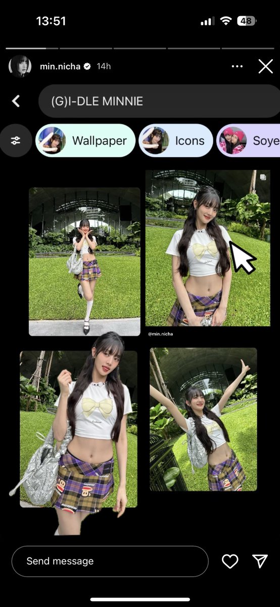 minnie's new story post is so cool why is no one talking about this