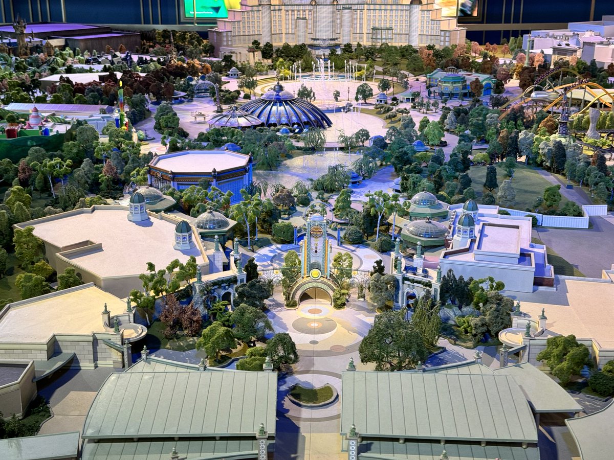 Behold! The Epic Universe park model! It’s beautiful! <a href="/UniversalORL/">Universal Orlando Resort</a>