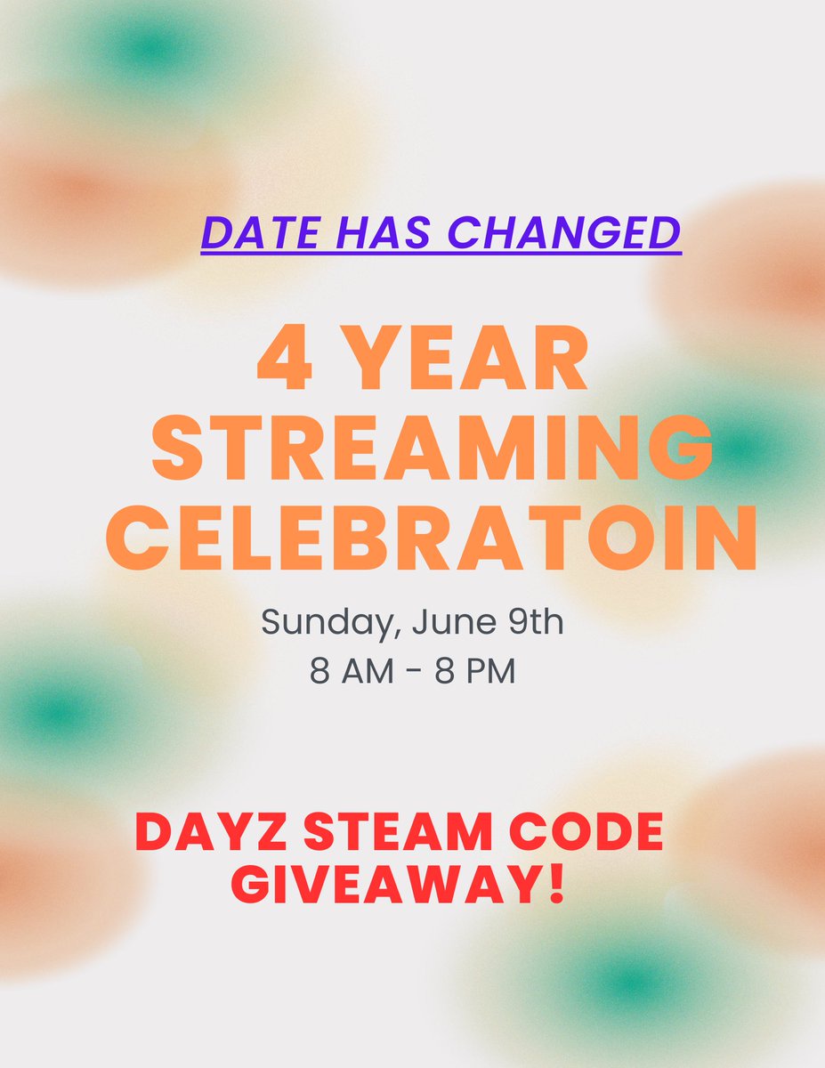 Giveaway will be done around 3:30 pm pacific time