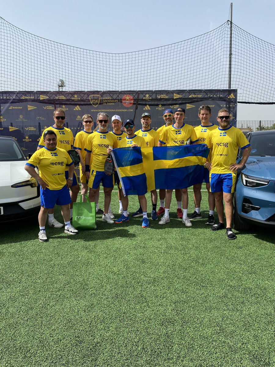 RichardU71's tweet photo. Thank You @SNPadelSWE &amp; Team Lidingö M3, our sponsors @csg_i, #YouPadel, #kraft &amp; #lyckorum, for an amazing weekend at SNP European Padel Finals. Heading home to Sweden with an awesome experience, memories and great new friends from across the padel world 🎾🤗 https://t.co/lZjkyREZig