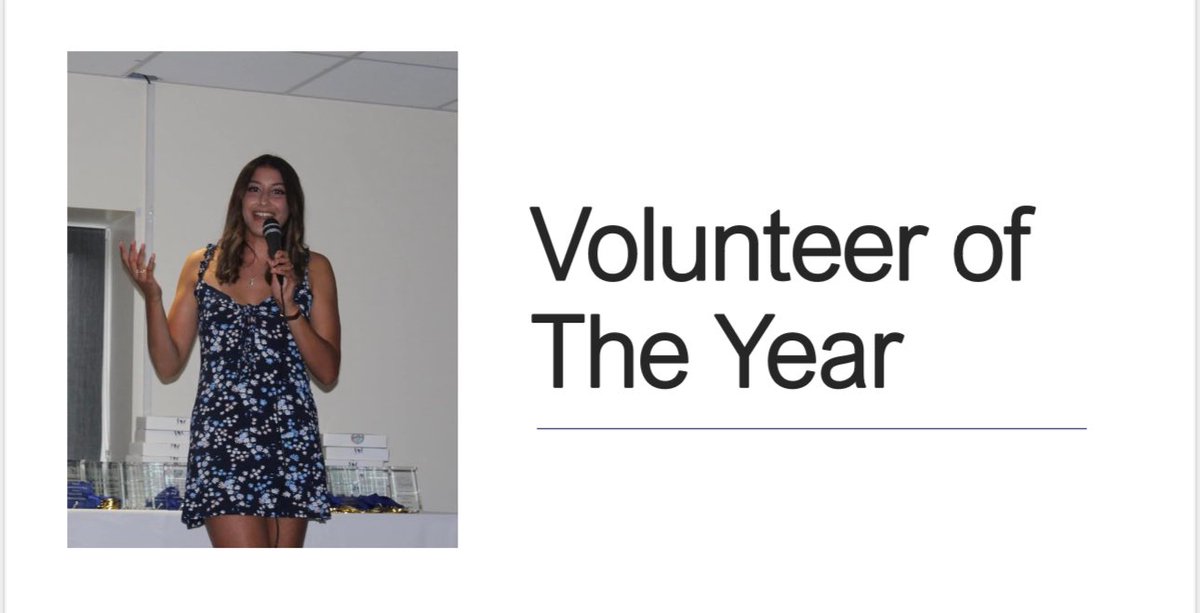 To the Volunteers who we couldn’t run the club without! 

<a href="/ashanterichards/">Ashante Richards</a> named our volunteer of the year.  Amazing young aspiring female coach, developing our female side of the game, she table officiates, administrates &amp; is amazing.  First season NBL coach <a href="/bballengland/">Basketball England 🥇🥈</a> too👏