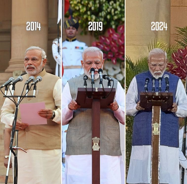 nareshaggrawal's tweet photo. आज तीसरी बारी आदरणीय श्री @narendramodi जी को भारत के प्रधान मंत्री के रूप में शपथ लेते देख अत्यंत प्रसन्नता हुई। 

फिर एक बार मोदी सरकार सुरक्षित व विकसित भारत की ओर। हार्दिक शुभकामनाएं प्रधानमंत्री जी।

#ModiCabinet https://t.co/V7ZScoBaQ3