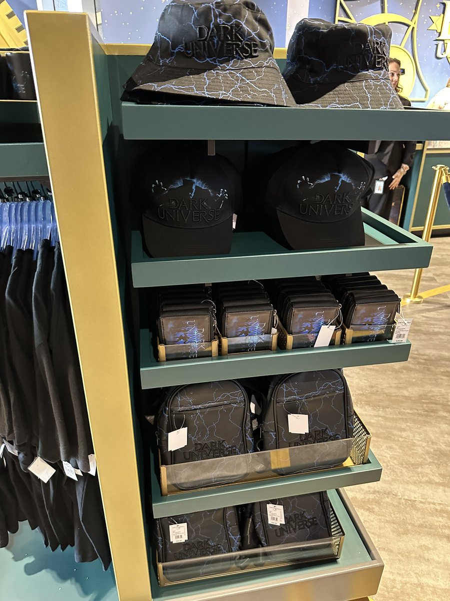 ExpThemePark's tweet photo. Dark Universe Merchandise inside the Epic Universe tribute store. @UniversalORL https://t.co/p8FbeUU5oG