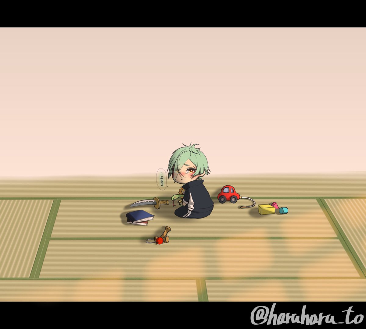 社畜審神者と、とうけんだんし保育園に通うひざまるくん。
お迎え遅くなってごめんね😢 