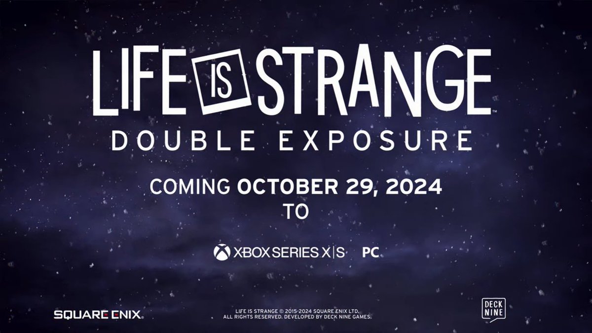 shinobi602's tweet photo. Life is Strange: Double Exposure announced, coming October 29.

MAX!!!

#Xbox #XboxShowcase https://t.co/Llkjlny4w1