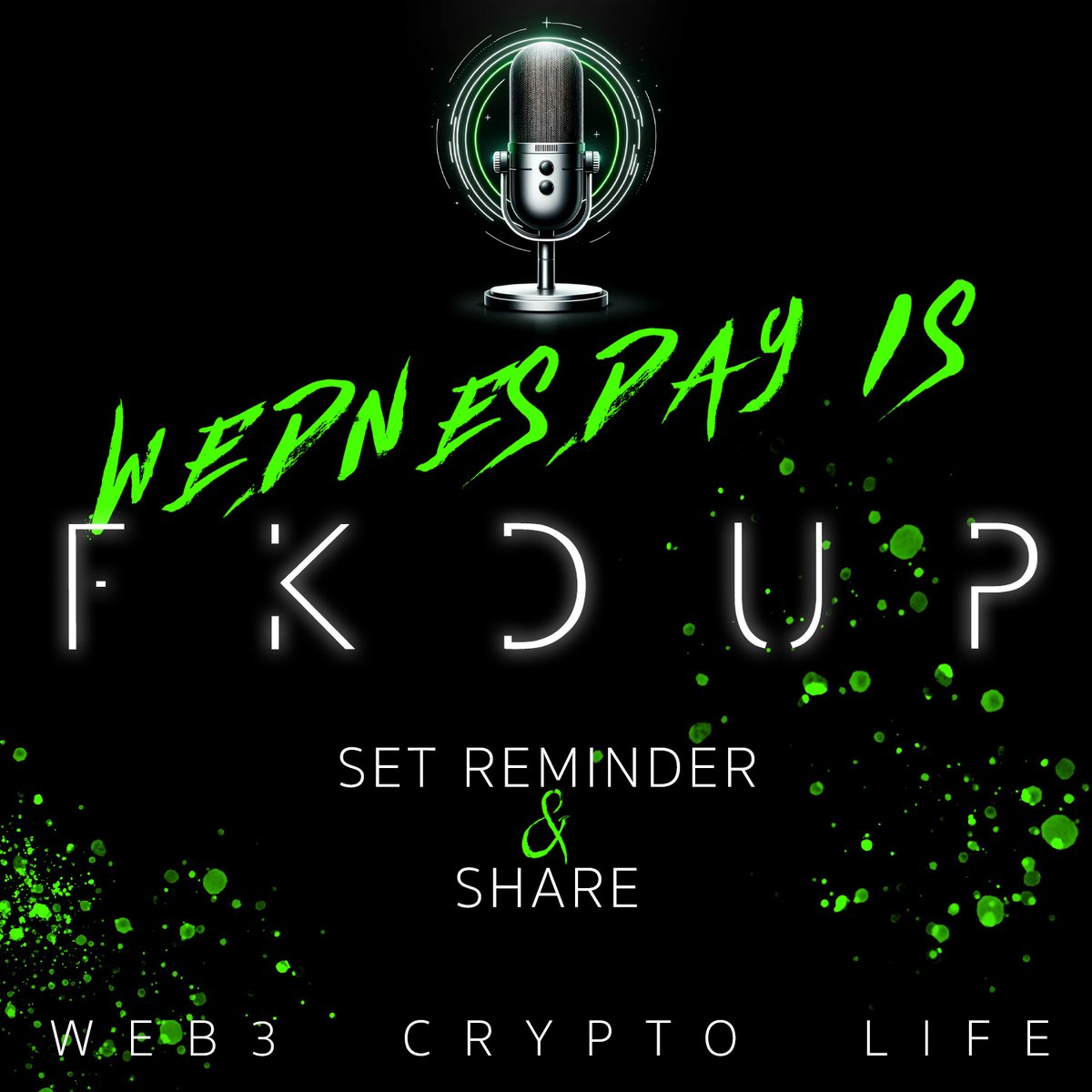 fkduplab's tweet photo. 🔥 Ready for another amazing week with FKDUP? We've got some fun & exciting sessions lined up that you won't want to miss! 🎙
Set your reminders now and be part of the convo. Let's make this week epic!
#FKDUP #Web3 #Crypto