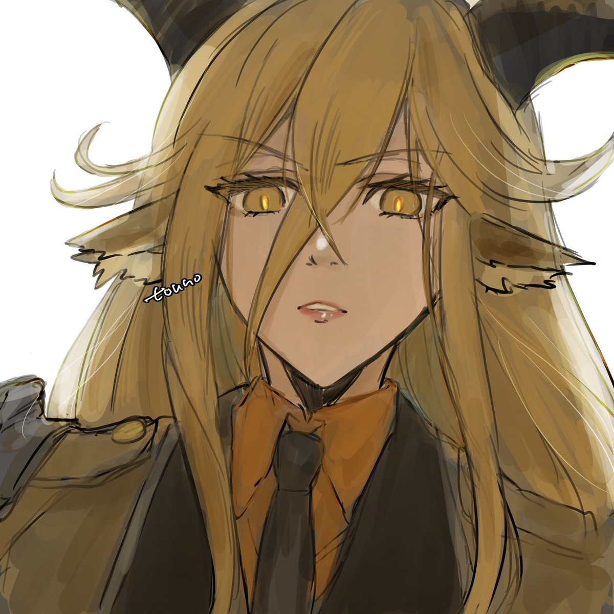 アークナイツ「デーゲンブレヒャー。#アークナイツ #明日方舟 #Arknights 」|灯野のイラスト