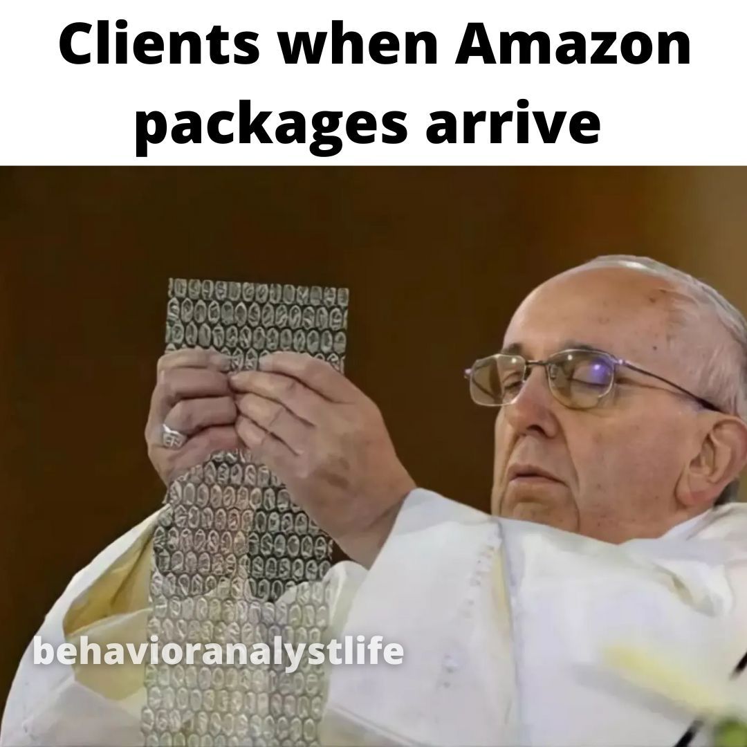bxanalystlife's tweet photo. I do the same. Follow @behavioranalystlife for ABA-relatable content https://t.co/nPjv8ZGOXr