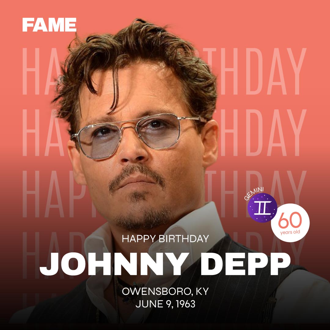 getfamemag's tweet photo. Happy Birthday, Johnny Depp! Your unforgettable performances have left a mark on cinema. Celebrate big!
#FAME #FAMEMAG #FAMEMAGAZINE #JohnnyDepp https://t.co/x5lRcOESj8