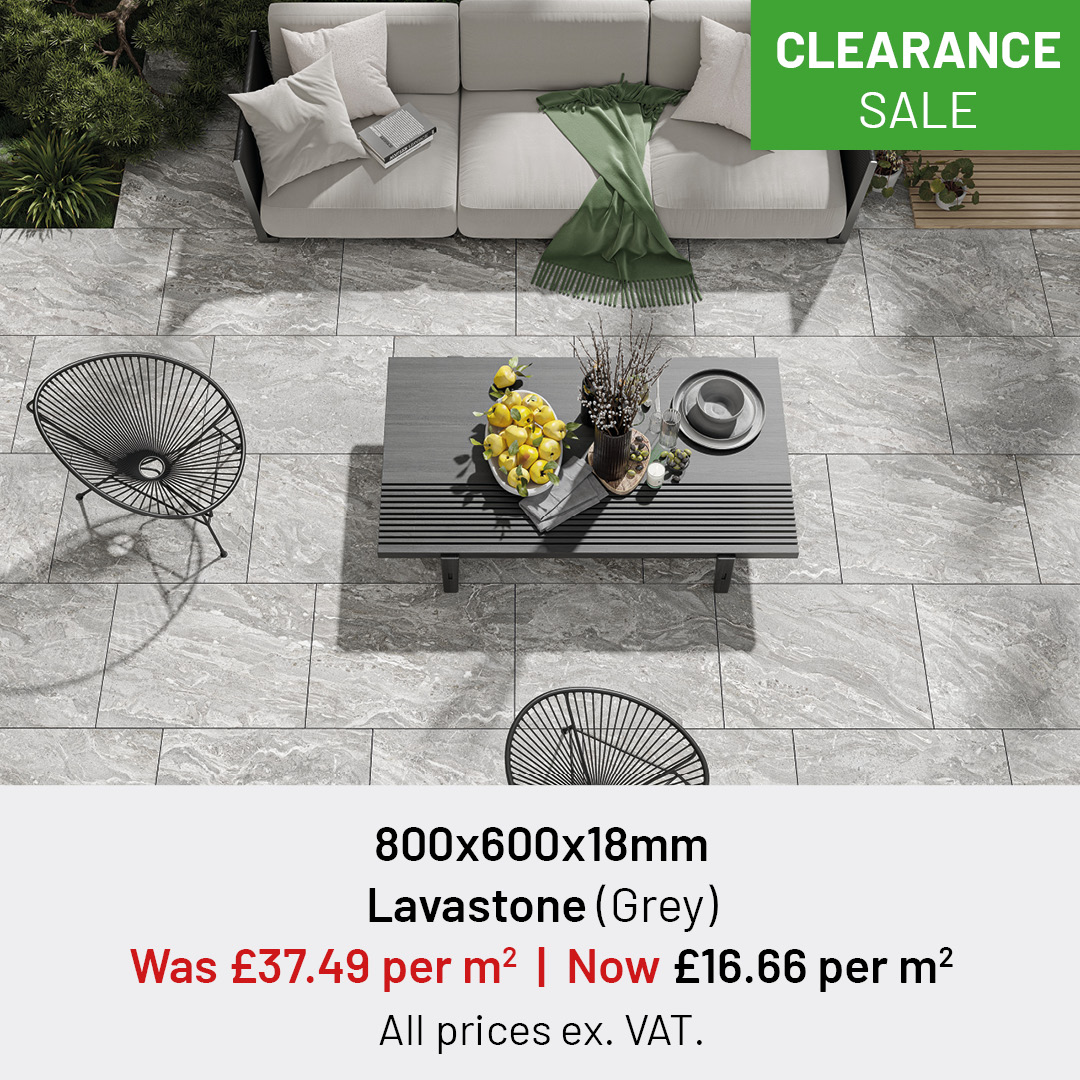 SAVE BIG 👀 with huge reductions in our outdoor porcelain clearance sale! 💥 Prices from only £8.33 per m2 ex. VAT. In-store and online while stocks last, shop now > loom.ly/9XwwZHE

#clearance #sale #outdoorporcelain #outdoortiles