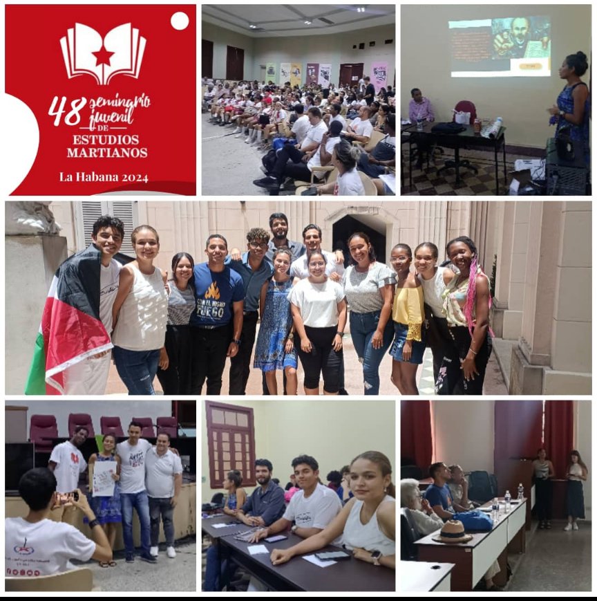 Felicitamos a los estudiantes de <a href="/ISRICuba/">ISRI Cuba</a> que participaron en la 48 Edición del Seminario Juvenil de Estudios Martianos de La Habana, en especial a sus estudiantes premiados
Antony Aciego, en Poesía, y Melissa Curbelo, en Ponencia.

#DeCaraAlSol
