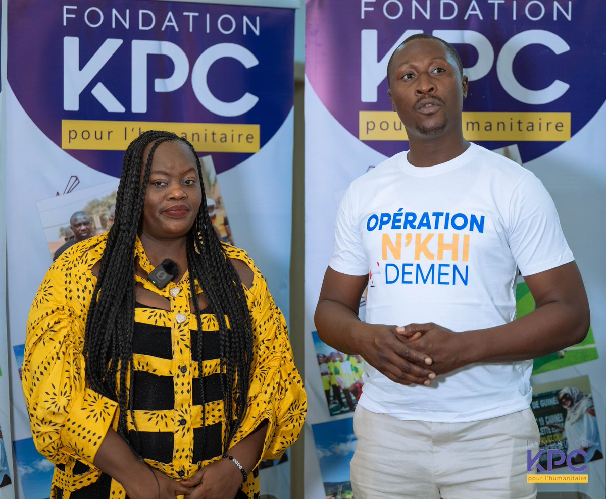 kpc_fondation's tweet photo. Nous sommes heureux d'annoncer la remise d'un chèque de 𝟏𝟓 𝐦𝐢𝐥𝐥𝐢𝐨𝐧𝐬 de francs guinéens à Madame 𝗕𝗮𝗵 𝗠𝗮ï𝗺𝗼𝘂𝗻𝗮, lauréate de la seconde édition de l'𝙊𝙋É𝙍𝘼𝙏𝙄𝙊𝙉 𝙉’𝙆𝙃𝙄 𝘿𝙀𝙈𝙀𝙉.
#FKPC #nkhidemen https://t.co/QFEQPlQB7u
