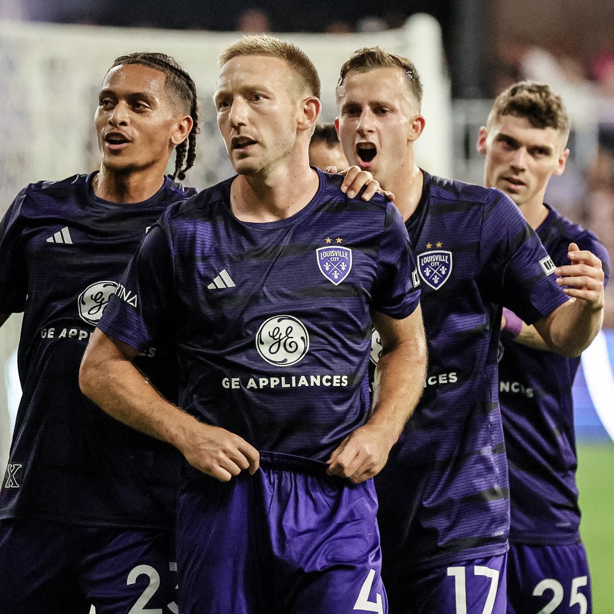 Jonathan Lintner (@jonathanlintner) on Twitter photo On 32 points, <a href="/loucityfc/">Louisville City FC</a> is off to its best start through 13 games, topping 2016's 28 points. Here's how this City team compares to the club's trophy winners...
2023: 32 pts, +25 GD
2022: 27 pts, +16 GD
2019: 21 pts, +5 GD
2018: 25 pts, +7 GD
2017: 25 pts, +9 GD
📸 @EMDashPhoto On 32 points, <a href="/loucityfc/">Louisville City FC</a> is off to its best start through 13 games, topping 2016's 28 points. Here's how this City team compares to the club's trophy winners...
2023: 32 pts, +25 GD
2022: 27 pts, +16 GD
2019: 21 pts, +5 GD
2018: 25 pts, +7 GD
2017: 25 pts, +9 GD
📸 @EMDashPhoto