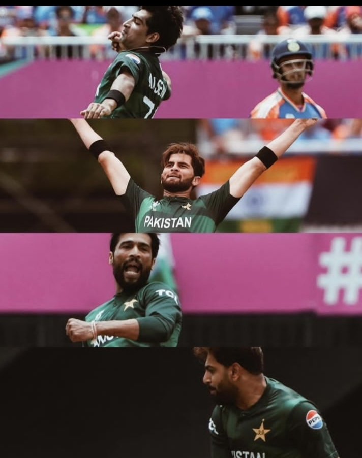 The way they bowled brilliantly and destroyed the batting line up 😍🔥🔥 #PakvsInd