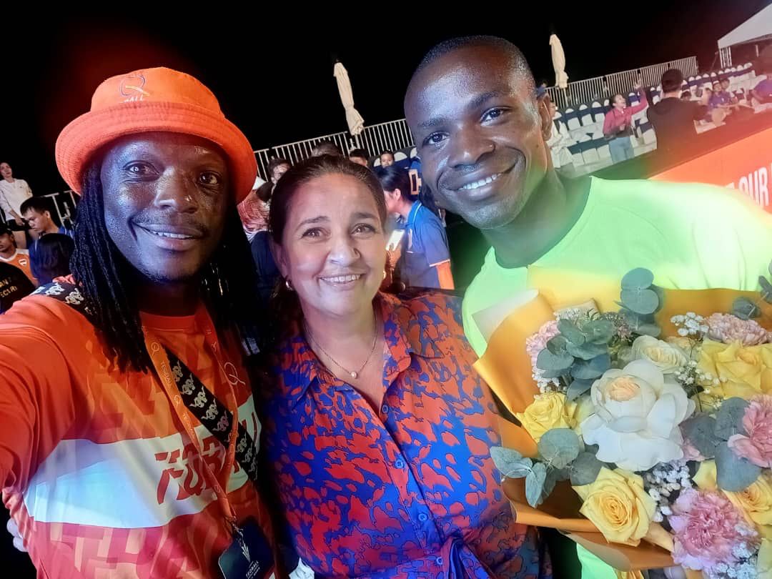 desteq01's tweet photo. Breaking!
Nigerian Victor Ademoye Oyemade wins the Most Valuable Male Player of the Teqball World Series Quy Nhon.

Thank you all for the VOTES!

Details shortly.

#Nigteq #Desteq https://t.co/8LDHoRIAZY
